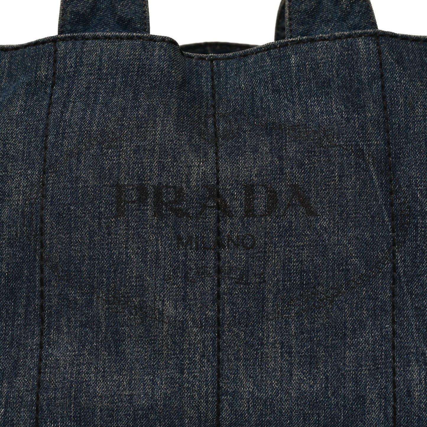 Denim Logo Tote Avio