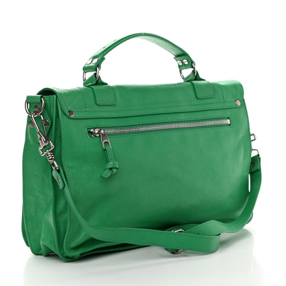 Proenza Schouler Lambskin Medium PS1 Satchel Aloe 3 of 9