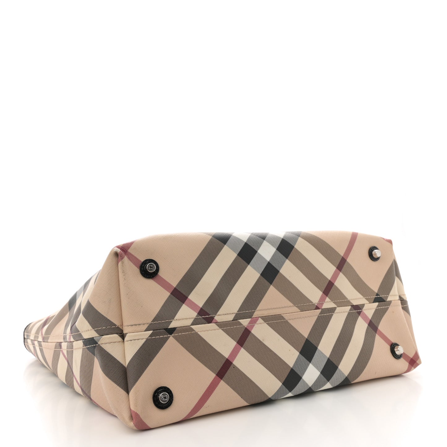 Nova Check Large Nickie Tote Black