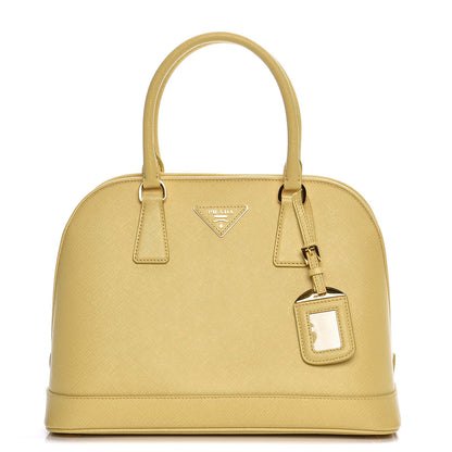 Prada Saffiano Lux Medium Open Promenade Tote Ginestra 1 of 10