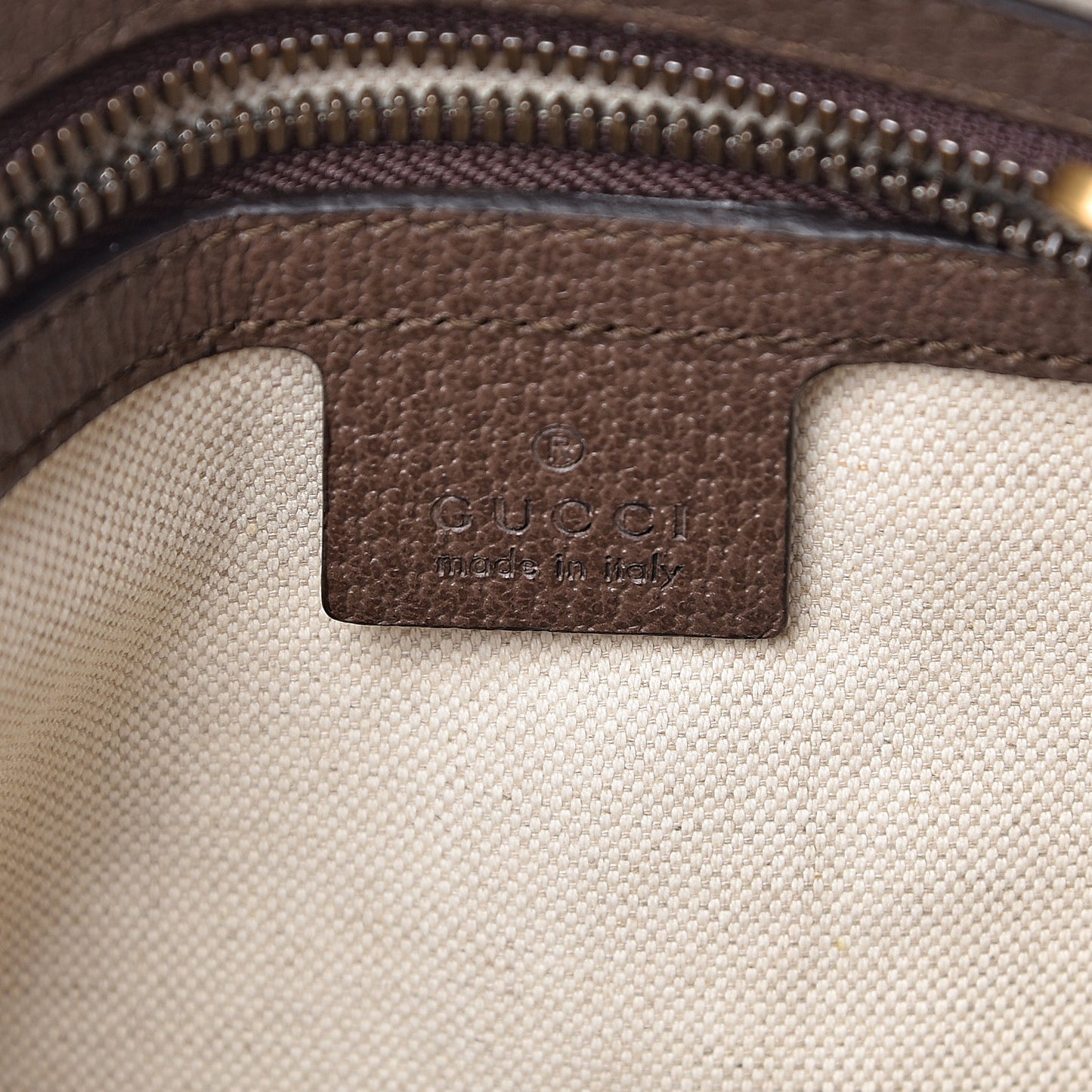 GG Supreme Monogram Web Small Ophidia Messenger Bag Brown