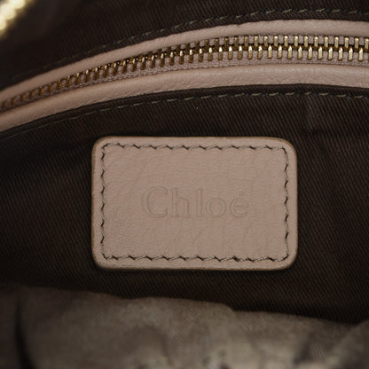 Chloe Calfskin Braided Large Marcie Hobo Pale Pink 7 of 8