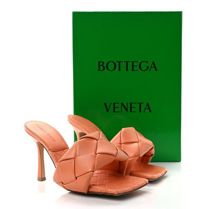 Bottega Veneta Nappa Maxi Intrecciato Lido Mule Sandals 37 Papaya 8 of 8