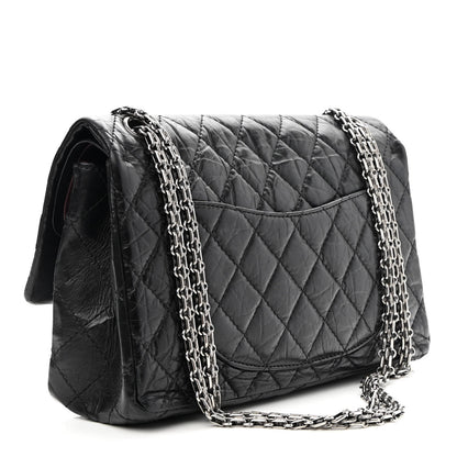 Chanel Aged Calfskin Quilted 2.55 Reissue 226 Flap Black 3 of 9