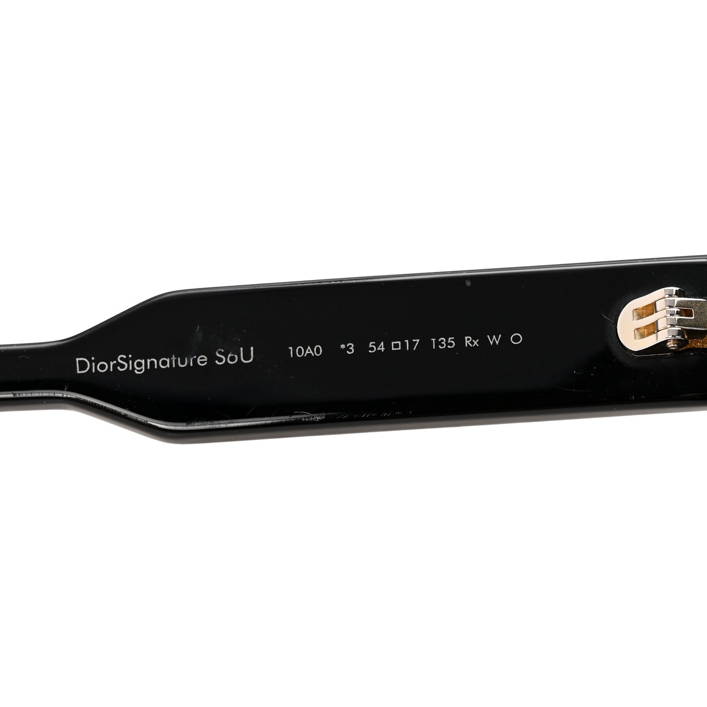 Diorsignature S6U Square Sunglasses Black