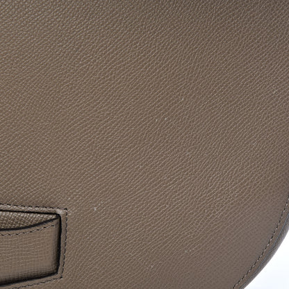 Celine Grained Calfskin Medium Trotteur Taupe 8 of 11