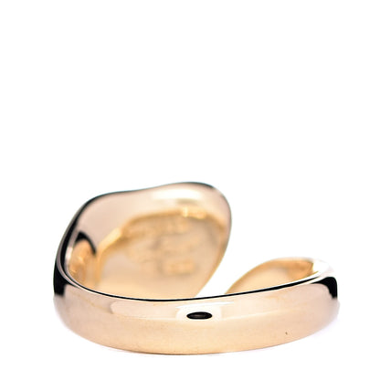 Tiffany 18K Yellow Gold Diamond Elsa Peretti Full Heart Ring 50 5.25 4 of 5