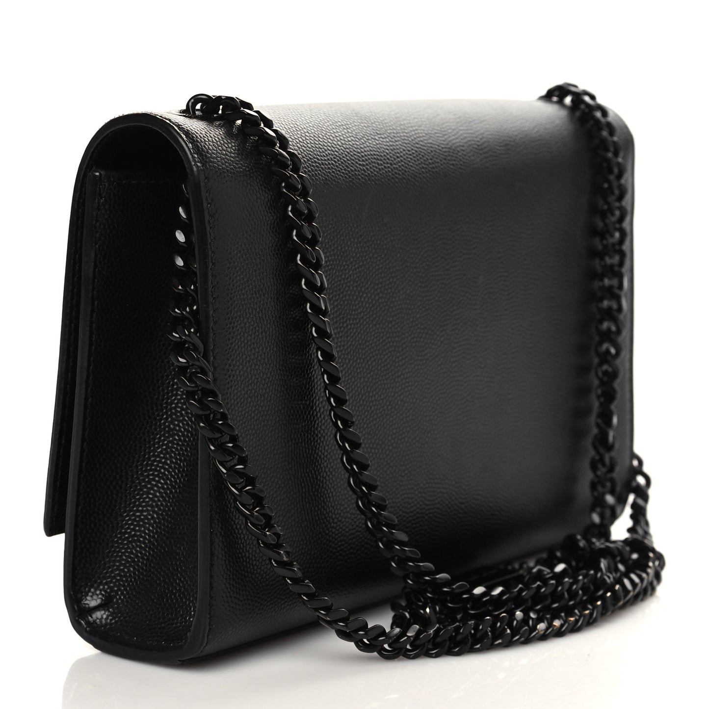 Grain De Poudre Small Monogram Kate Satchel Black