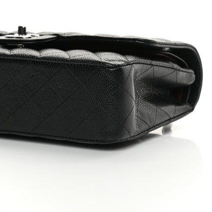 Chanel Caviar Quilted Medium Double Flap Black 10 of 15