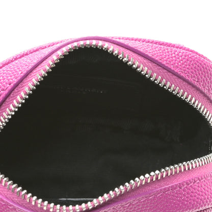 Saint Laurent Grain De Poudre Matelasse Monogram Baby Lou Camera Bag Electric Fuxia 5 of 6