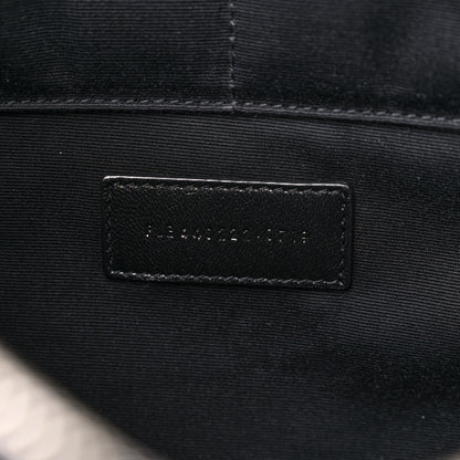 Saint Laurent Calfskin Matelasse Chevron Monogram Document Holder Black 7 of 9