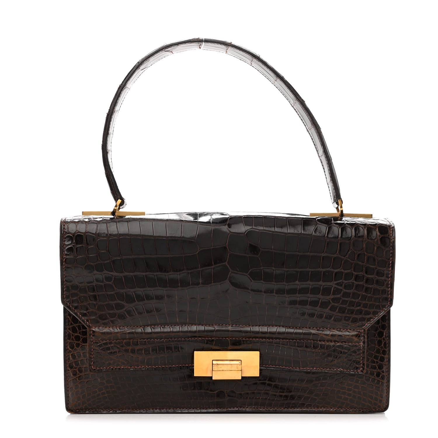 Hermes Shiny Crocodile Pascal Havane 1 of 15