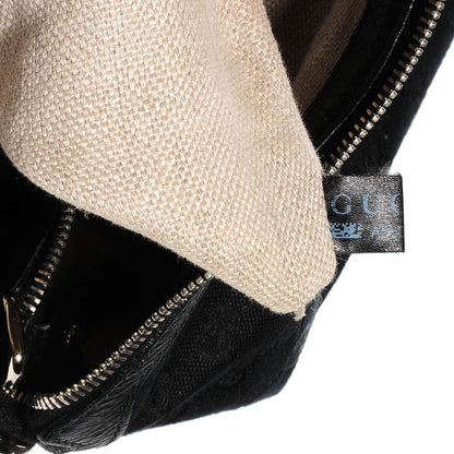 Gucci Monogram Icon Bit Large Hobo Black 7 of 9