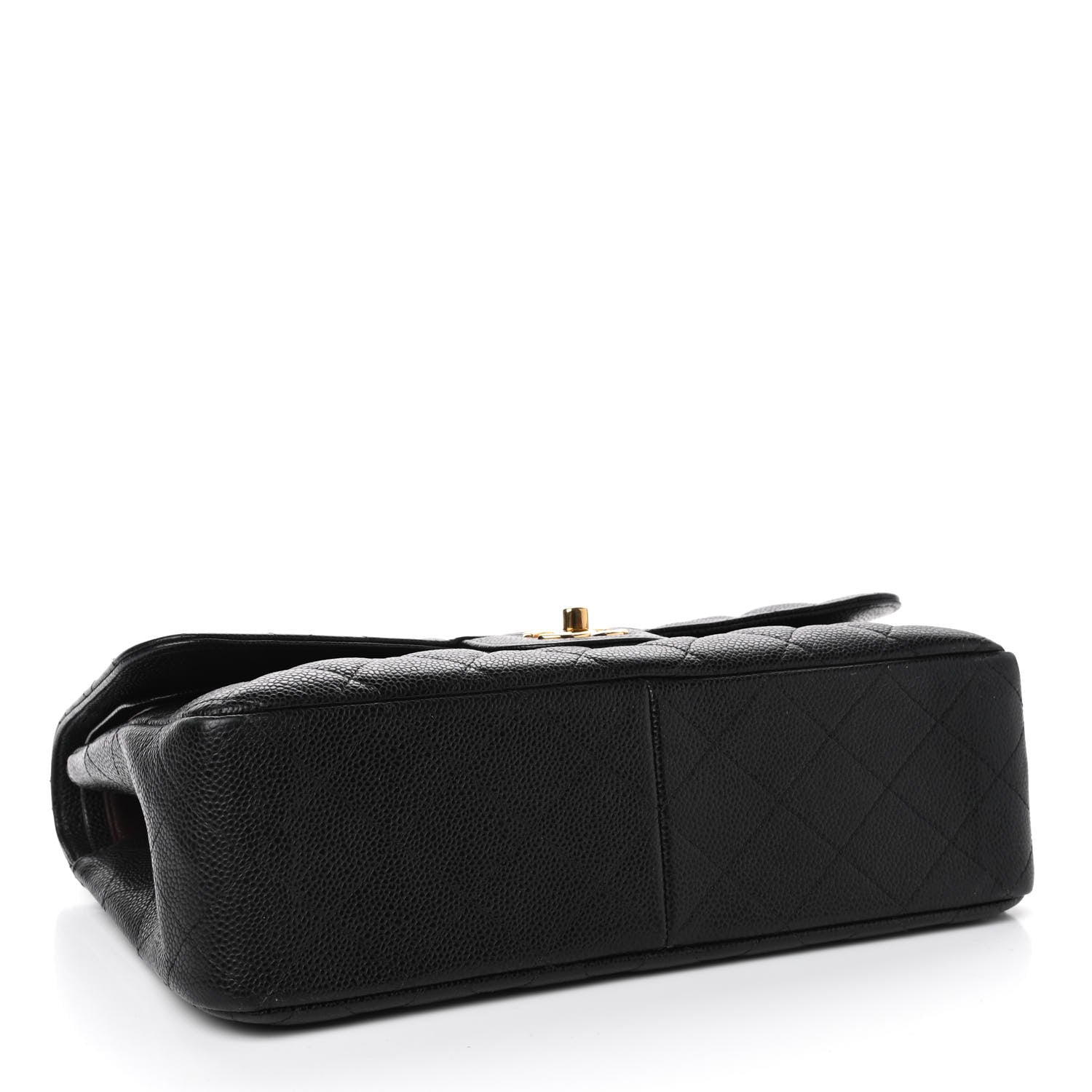 Chanel Caviar Quilted Jumbo Double Flap Black 3 of 4