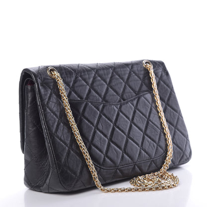 Chanel Aged Calfskin Quilted 2.55 Reissue 227 Flap Black 4 of 15