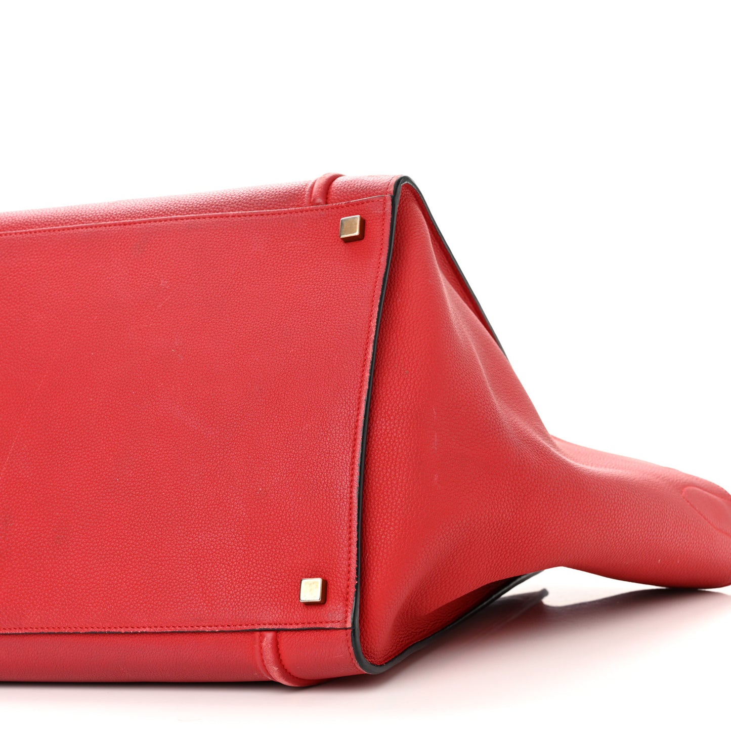 Supple Calfskin Medium Phantom Luggage Red