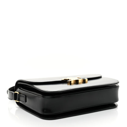 Celine Shiny Calfskin Medium Triomphe Black 4 of 11