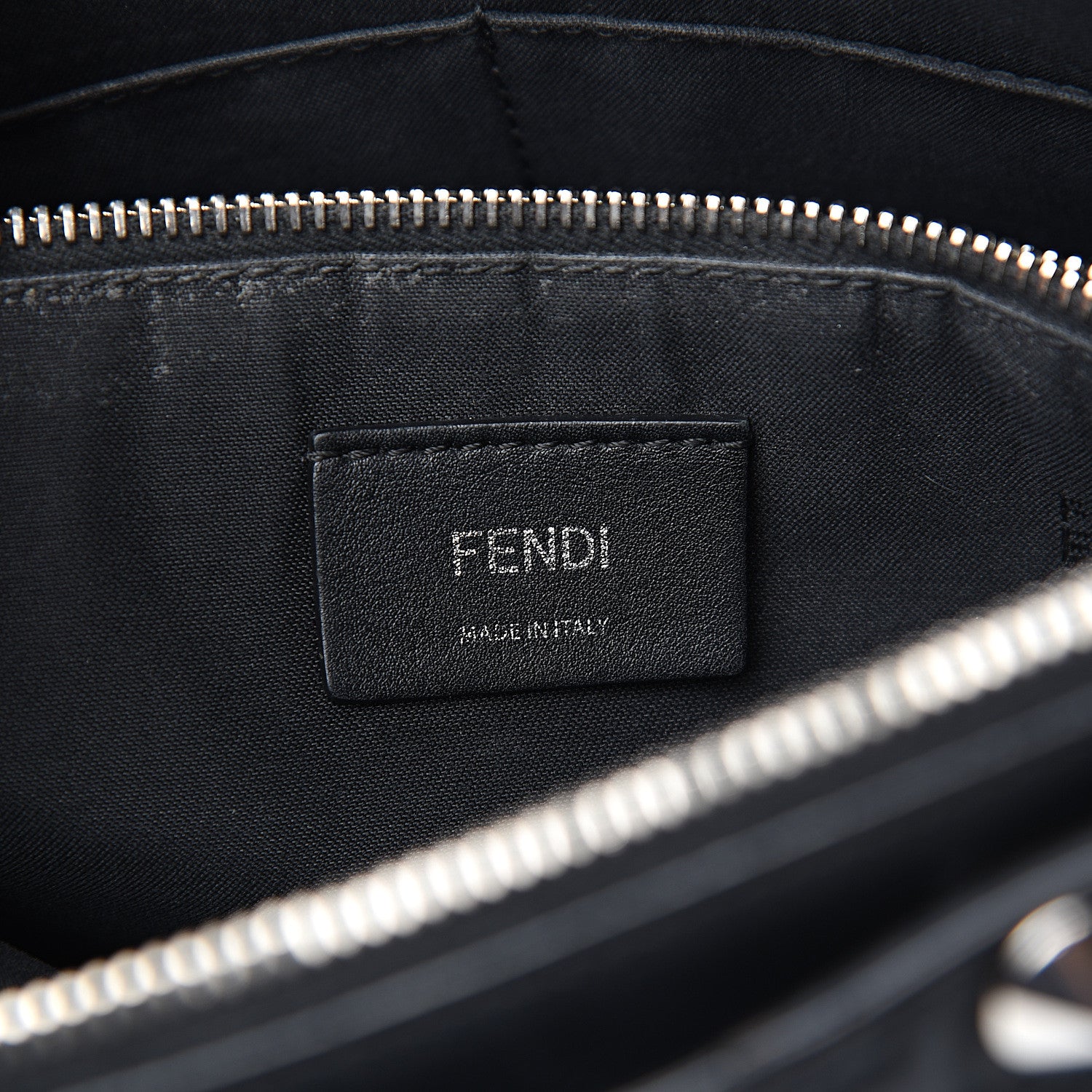 Fendi Vitello Dolce Medium By The Way Boston Bag Black 5 of 9