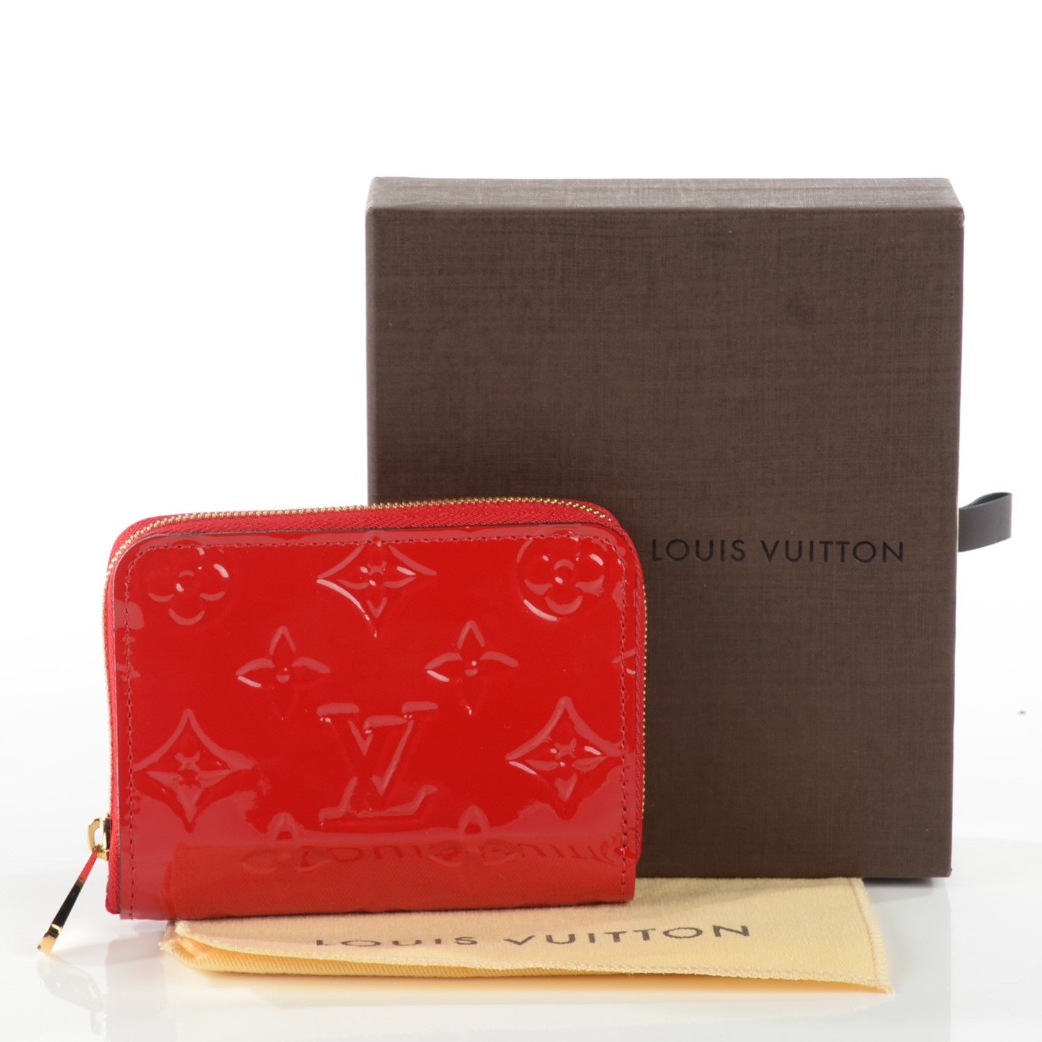 Louis Vuitton Vernis Zippy Coin Purse Cherry 5 of 8