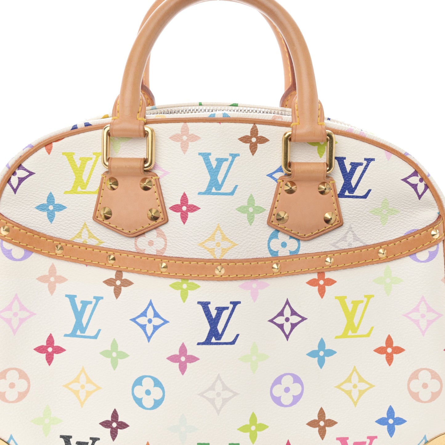 Monogram Multicolor Trouville White
