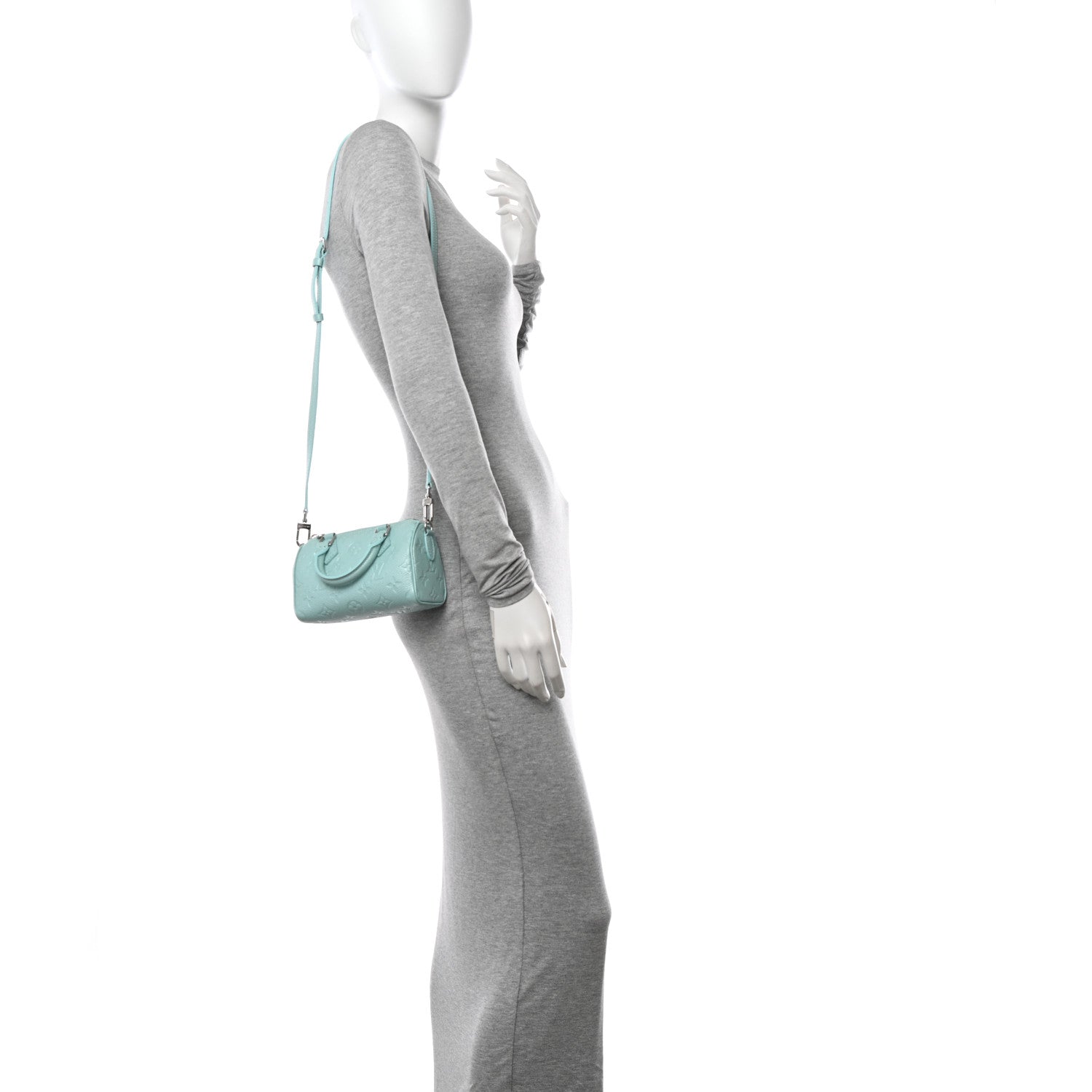 Louis Vuitton Empreinte Monogram Nano Speedy Pearly Lagoon Turquoise 2 of 9