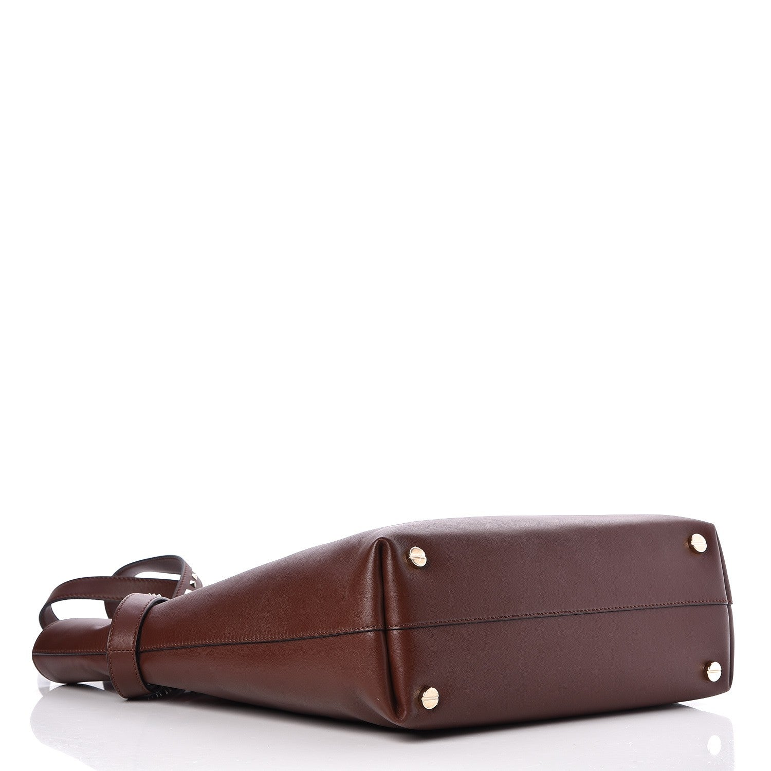Valentino Garavani Vitello Lovestud Tote Light Brown 4 of 9