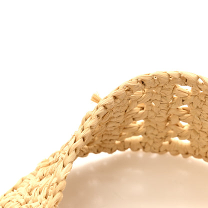 Saint Laurent Raffia Monogram Hobo Naturale 12 of 13