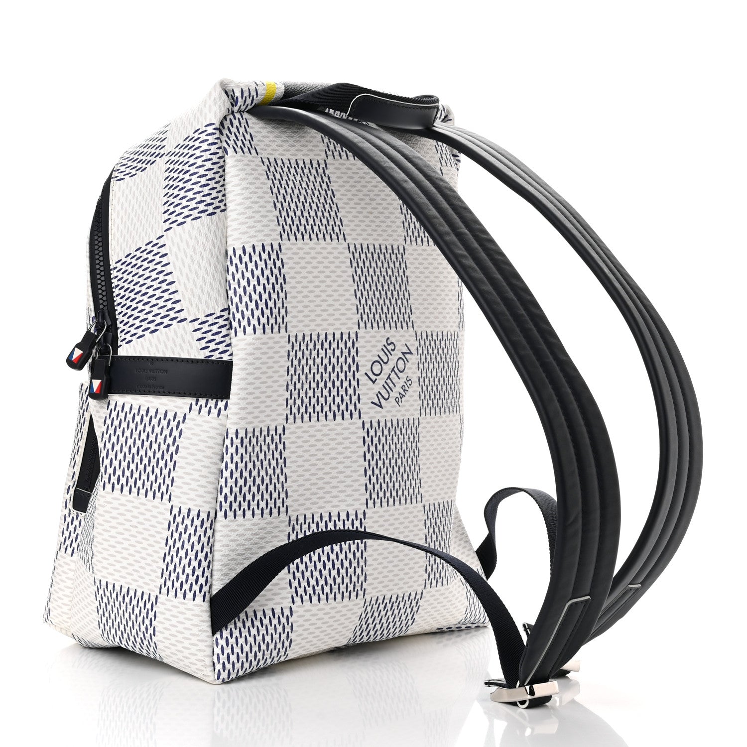 Louis Vuitton Damier Azur Latitude America's Cup Apollo Backpack Yellow 3 of 10
