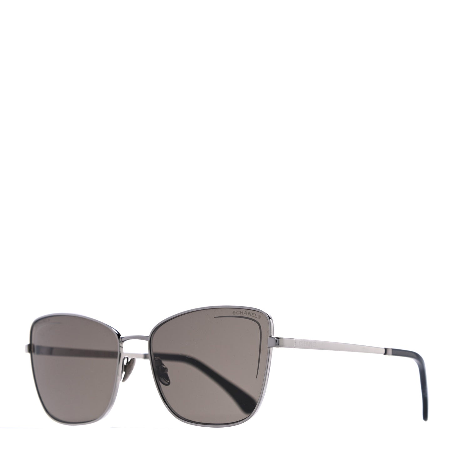 Metal Cat Eye Sunglasses 4267 Black