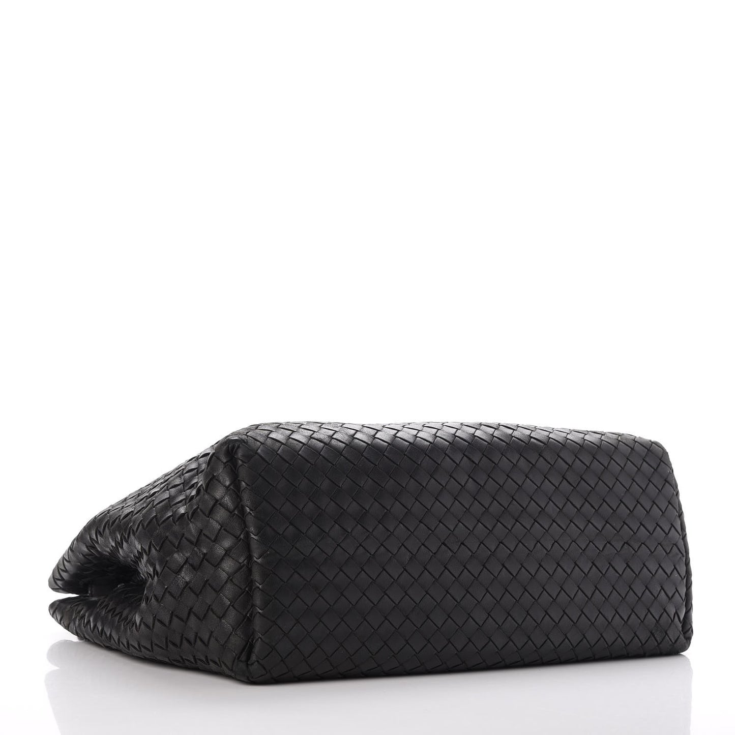 Nappa Intrecciato Medium Garda Bag Black