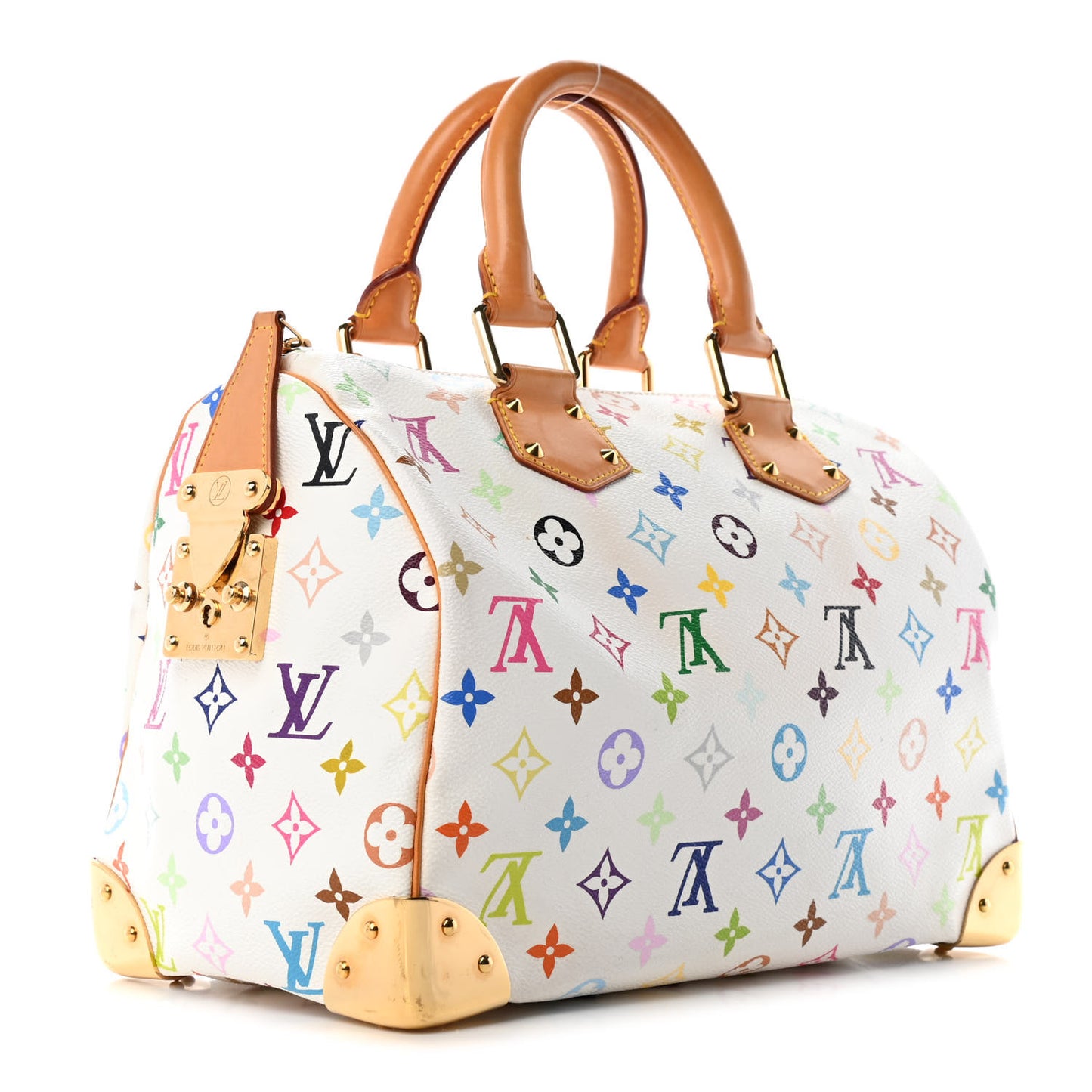 Monogram Multicolor Speedy 30 White