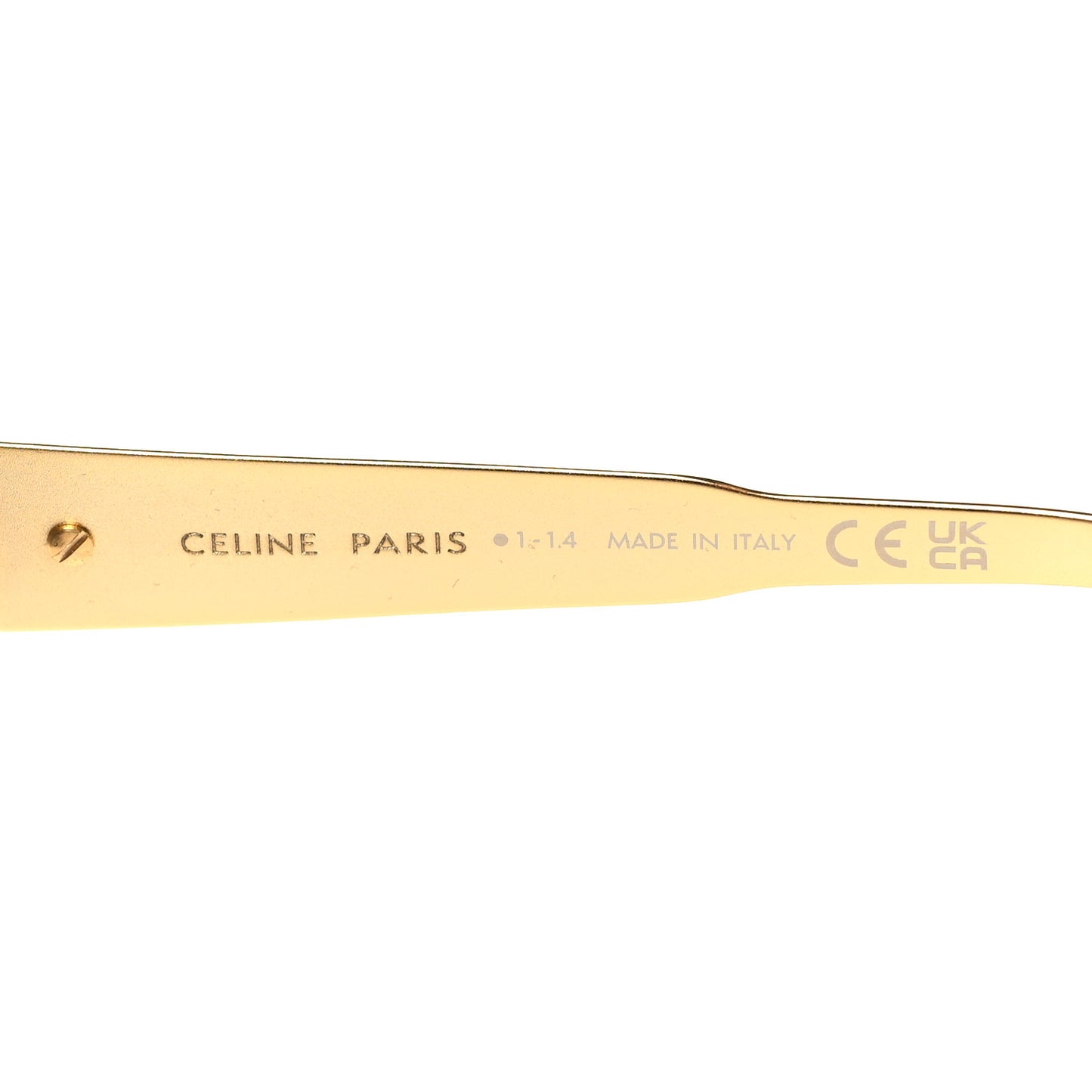 Metal Triomphe 01 Sunglasses CL40235U Gold Green