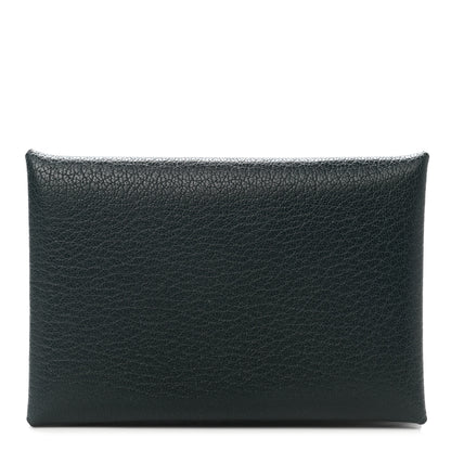 Hermes Chevre Mysore Calvi Card Case Vert Cypress 1 of 7