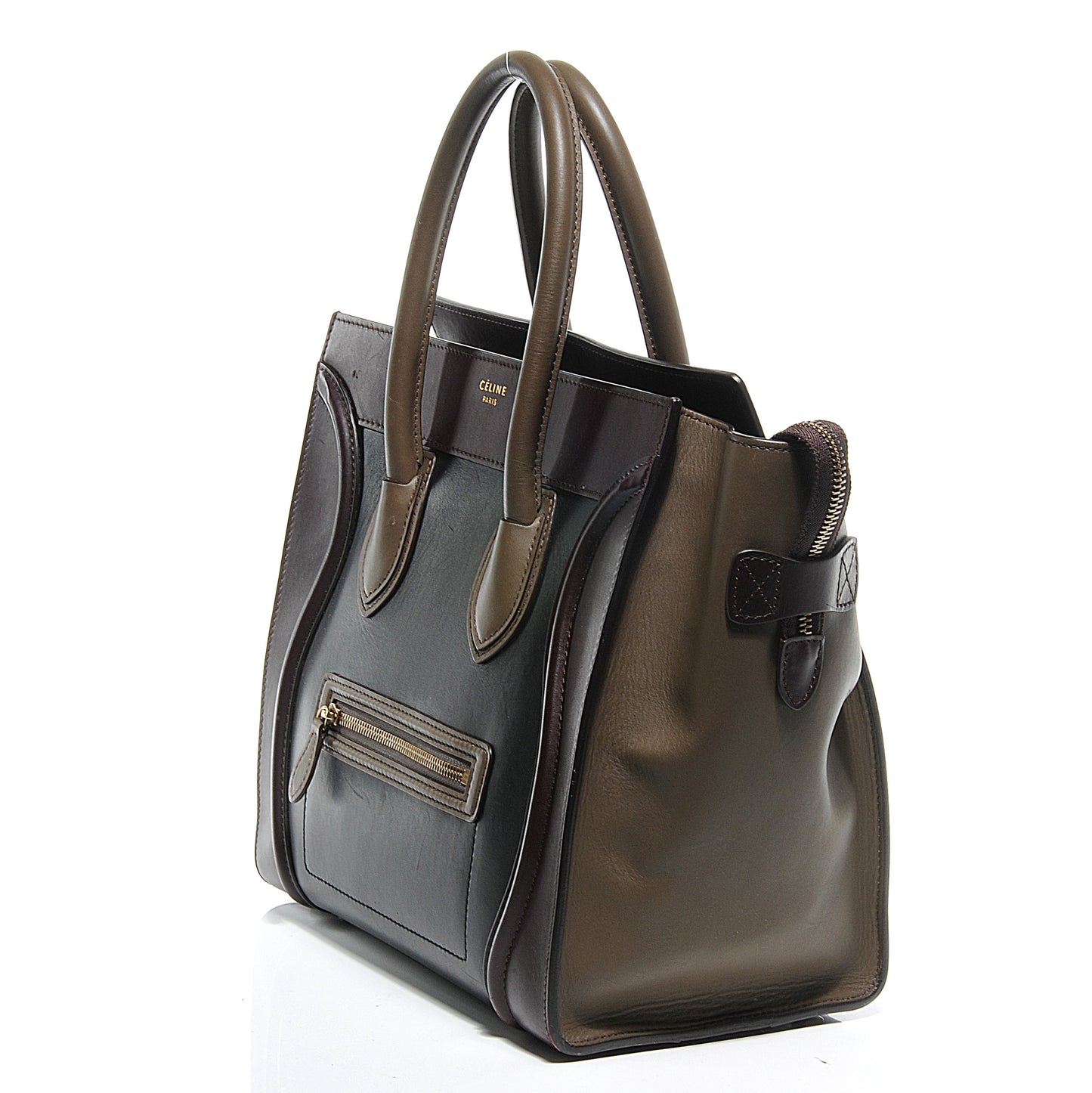 Smooth Calfskin Mini Tri-Color Luggage