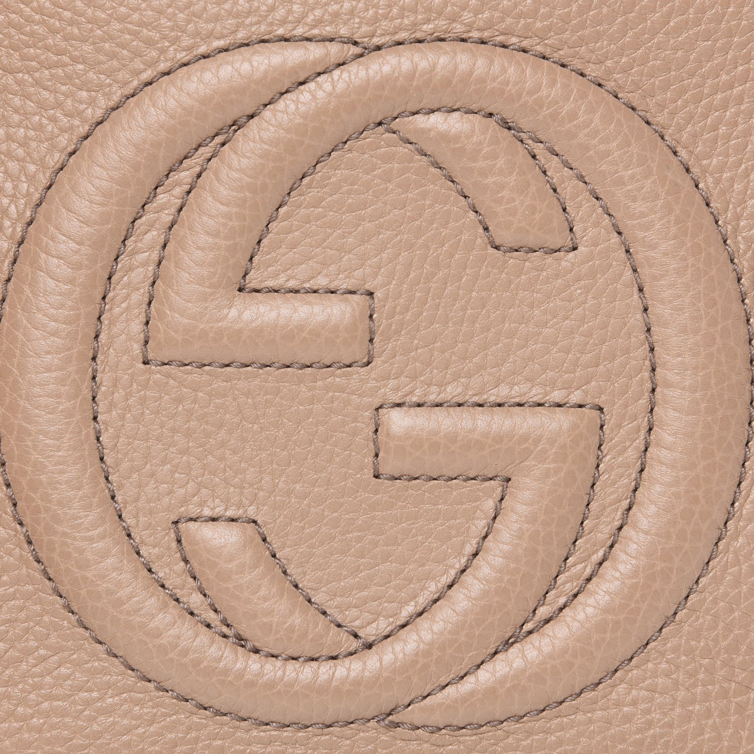 Gucci Pebbled Calfskin Small Soho Disco Bag Rose Beige 7 of 11