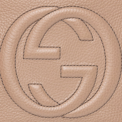 Gucci Pebbled Calfskin Small Soho Disco Bag Rose Beige 7 of 11