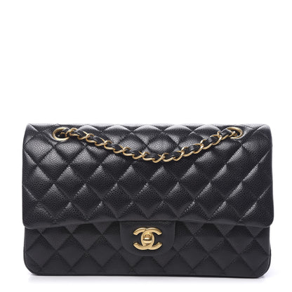 Chanel Caviar Quilted Medium Double Flap Black 1 of 10