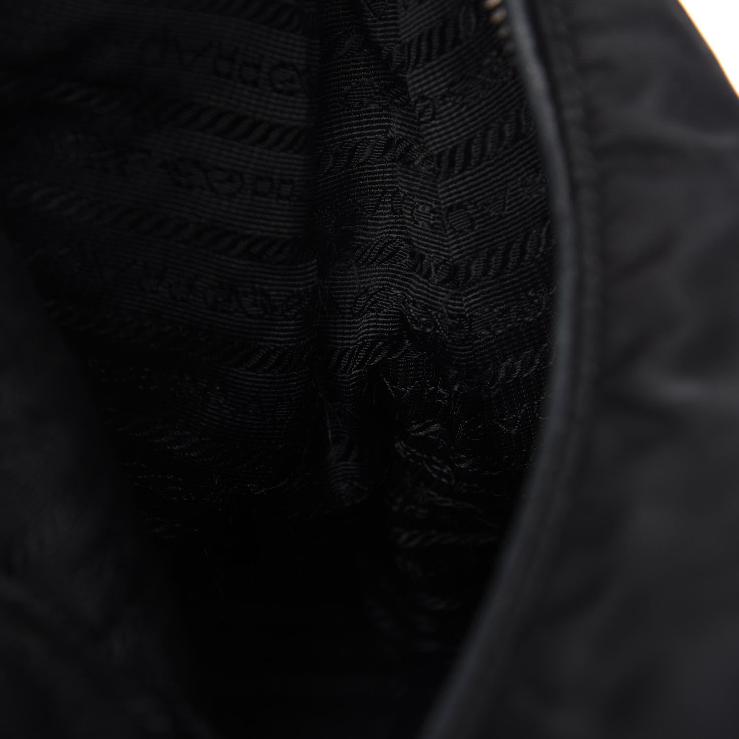 Prada Tessuto Nylon Vitello Shoulder Bag Black 11 of 15