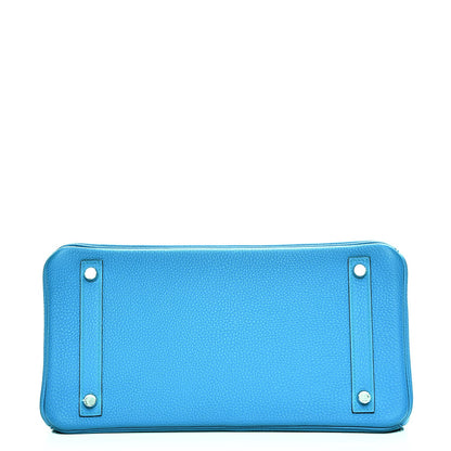 Hermes Togo Birkin 30 Bleu Zanzibar Malachite 6 of 28
