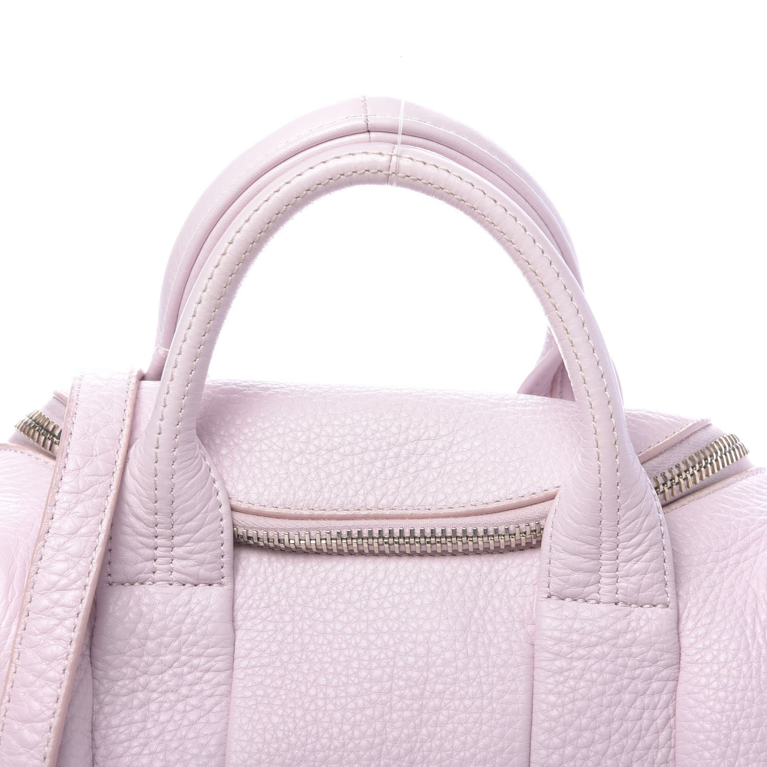 Alexander Wang Pebbled Lambskin Mini Rockie Gummy Pale Gold Hardware 9 of 12