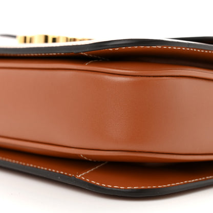 Celine Triomphe Canvas Calfskin Medium Triomphe Bag Tan 10 of 10