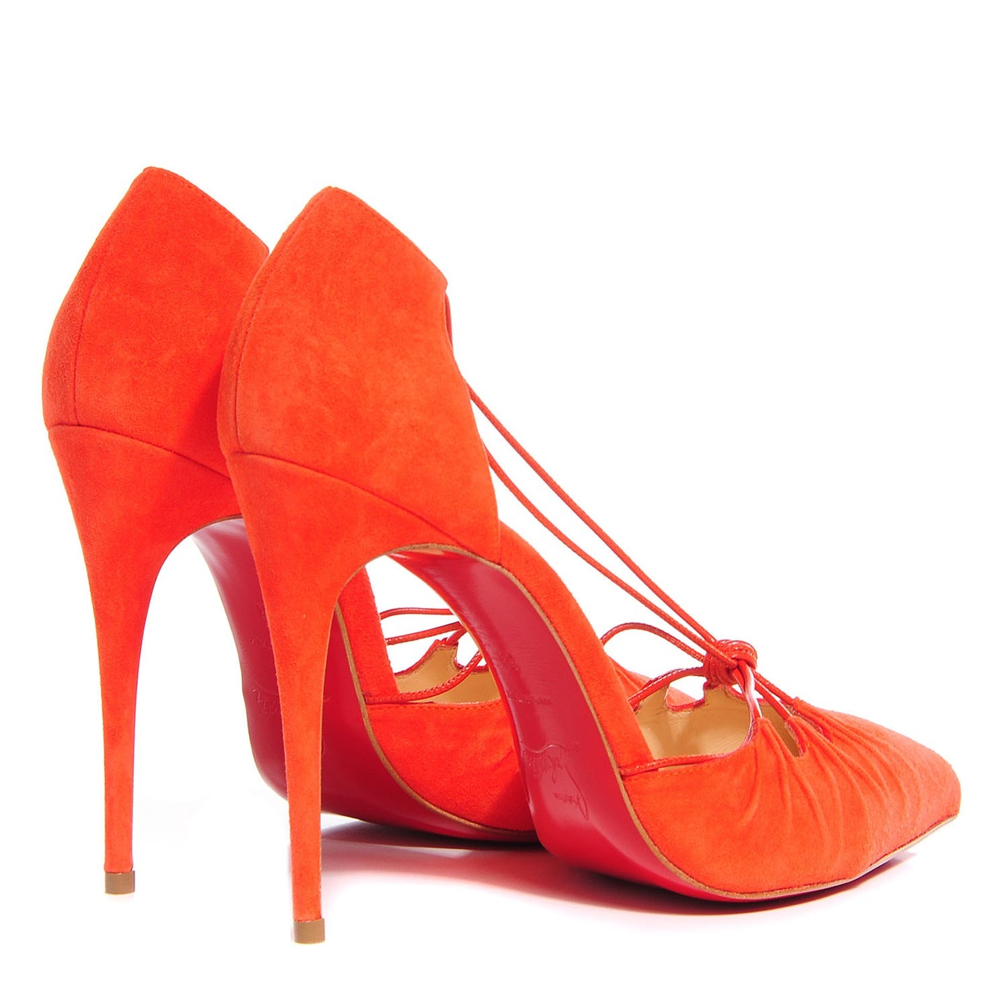 Suede Riri 100 Pumps 38 Orange