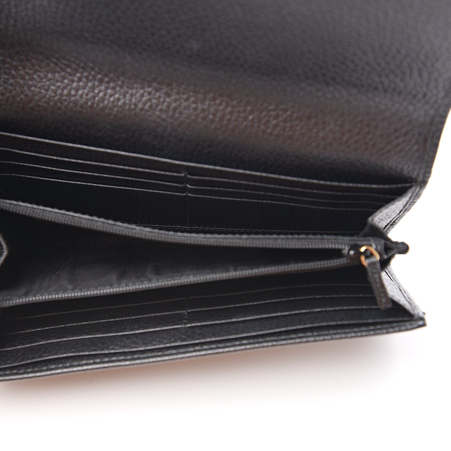 Gucci Dollar Calfskin GG Marmont Continental Wallet Black 4 of 8
