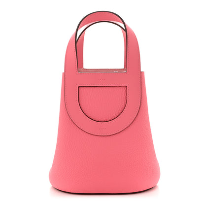 Hermes Taurillon Clemence Swift In-The-Loop 18 Bag Rose Azalee 1 of 11