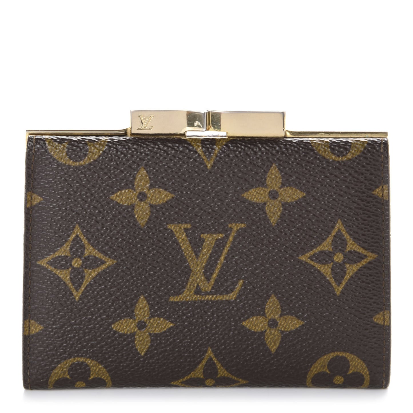 Monogram French Kiss Lock Coin Purse