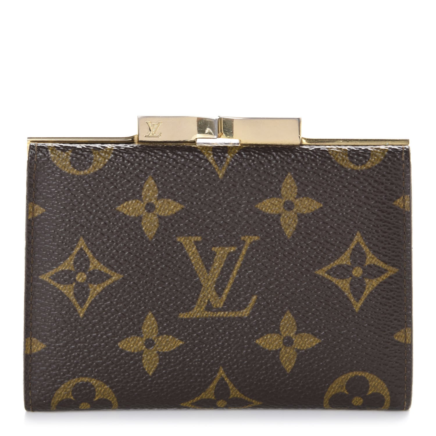 Louis Vuitton Monogram French Kiss Lock Coin Purse 1 of 7