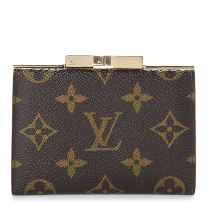 Louis Vuitton Monogram French Kiss Lock Coin Purse 1 of 7