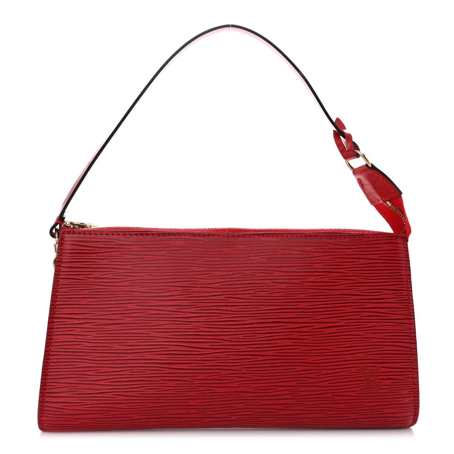 Epi Pochette Accessories 24 Castillan Red