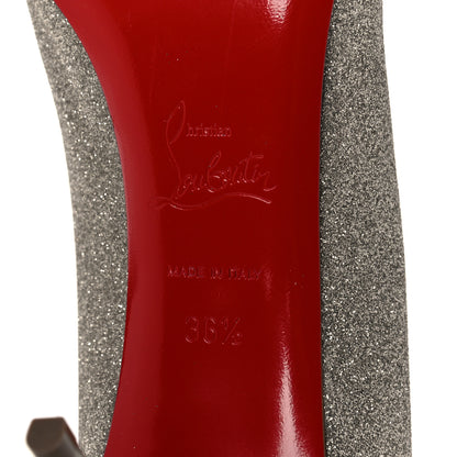 Christian Louboutin Glitter Kate 85 Pumps 36.5 Ivory 6 of 11