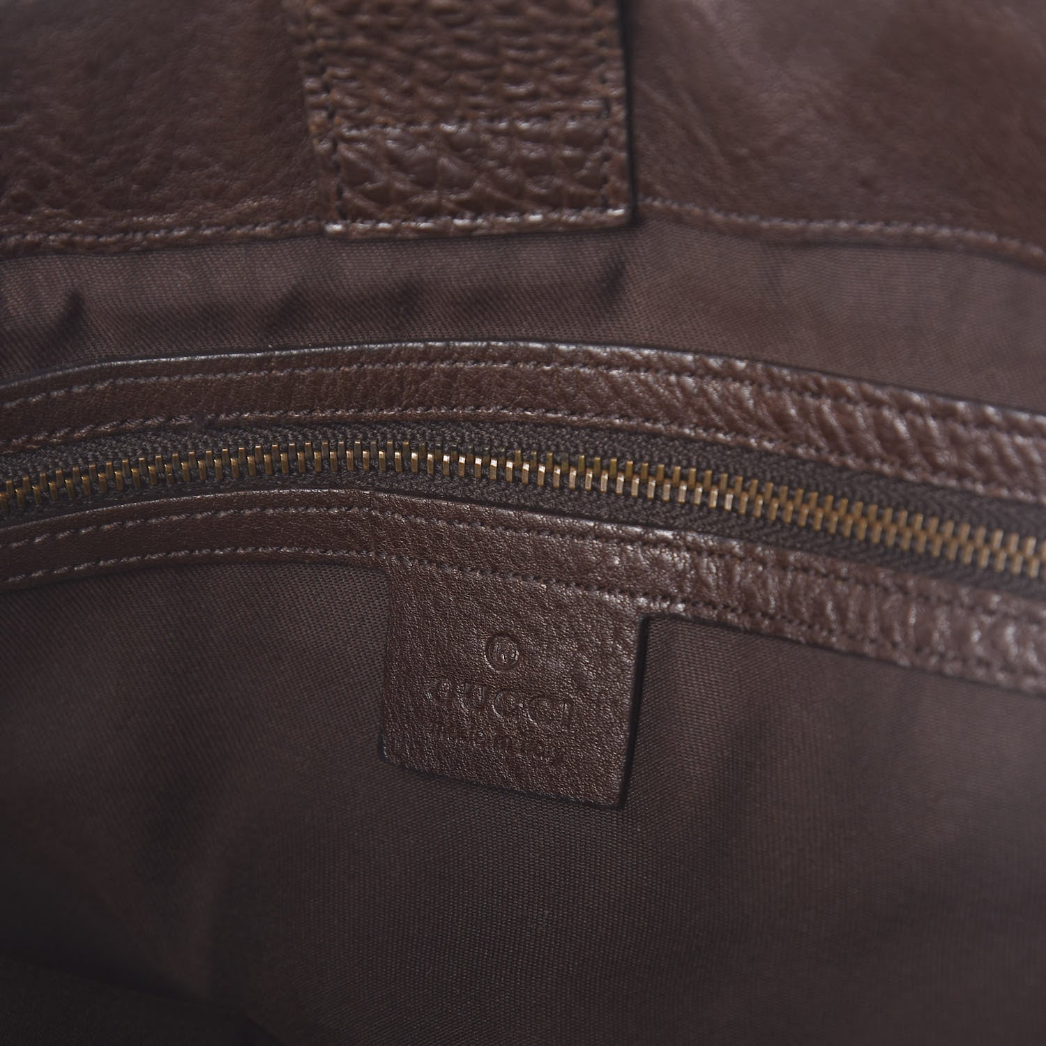 Gucci Monogram Medium Interlocking Icon Tote Dark Brown 6 of 9